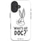 Looney Tunes Bugs Bunny Whats Up Doc iPhone 16 Impact Case